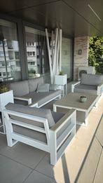 Loungeset, Tuin en Terras, Ophalen, 4 zitplaatsen, Gebruikt, Aluminium