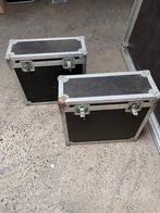 2 gelijke flightcases L62xB25xH60 cm, Muziek en Instrumenten, Behuizingen en Koffers, Flightcase, Gebruikt, Ophalen