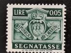 Saint-Marin 1945 - timbre fiscal, Timbres & Monnaies, Timbres | Europe | Italie, Enlèvement ou Envoi, Non oblitéré
