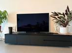 Zwart eiken tv-meubel, Huis en Inrichting, Kasten |Televisiemeubels, Ophalen, Gebruikt, Eikenhout, 200 cm of meer