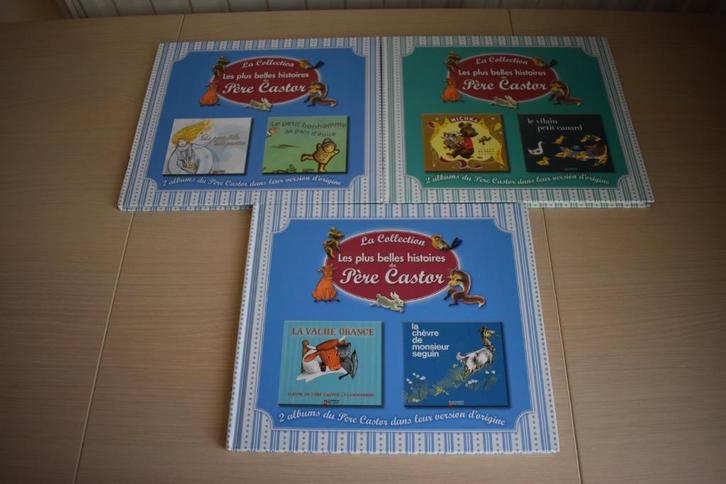 Lot de 3 livres "Les plus belles histoires du Père Castor" (, Boeken, Kinderboeken | Kleuters, Zo goed als nieuw, Meisje, Ophalen