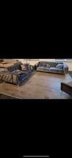 Zetel zitbank 3 delig, Huis en Inrichting, Ophalen, Gebruikt