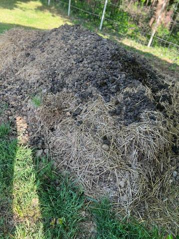 Gratis paardenmest, Tuin en Terras, Aarde en Mest, Ophalen, Mest