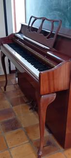 piano droit knight, Brillant, Comme neuf, Brun, Enlèvement