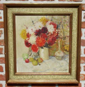 Frans Van Giel ( 1892 - 1975 ) Bloemenstilleven  beschikbaar voor biedingen