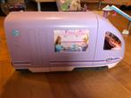 Barbie trein met originele Barbie, Poppenhuis, Zo goed als nieuw, Ophalen