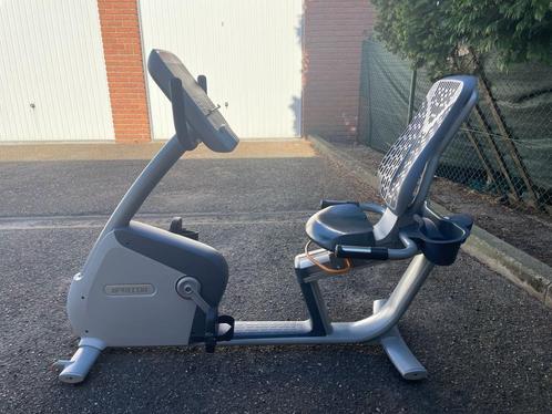 Precor RBK 815 Recumbent Bike met Experience Console, Sport en Fitness, Fitnessapparatuur, Gebruikt, Hometrainer, Benen, Aluminium
