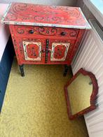 Hinderlopen  kast met spiegel, Antiek en Kunst, Antiek | Meubels | Kasten, Ophalen