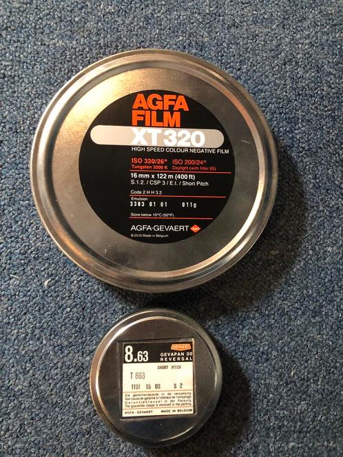 AGFA 16mm en 8mm sealed negative film, Audio, Tv en Foto, Filmrollen, 8mm film, Ophalen of Verzenden