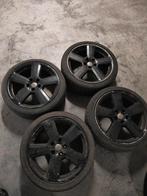 Orginele Zwarte Audi 18' Velgen 225 / 40 / 18 Ronal Wheel, 18 inch, Gebruikt, Velg(en), Ophalen of Verzenden