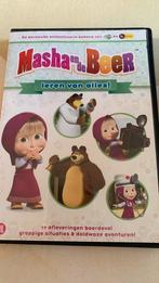 DVD Masha en de Beer leren van alles!, Utilisé, Enlèvement ou Envoi
