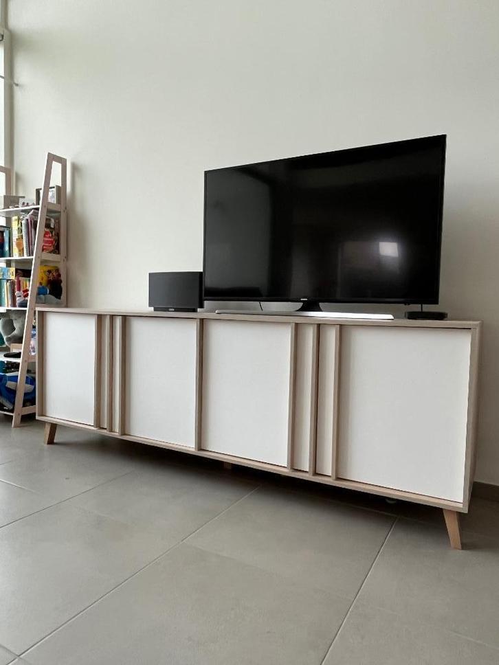 Tv meubel, Huis en Inrichting, Kasten |Televisiemeubels, Gebruikt, Minder dan 100 cm, 200 cm of meer, 50 tot 75 cm, Overige materialen