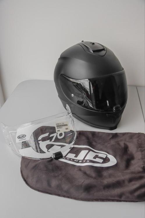 HJC C70 (XL) + extra vizier, Motoren, Kleding | Motorhelmen, Integraalhelm, XL, HJC, Tweedehands, Ophalen
