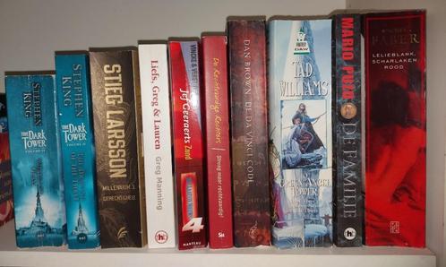 Lot 18 leesboeken volwassenen: 18 stuks voor €5, Livres, Thrillers, Utilisé, Enlèvement ou Envoi