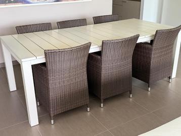 wicker tuinstoelen  beschikbaar voor biedingen