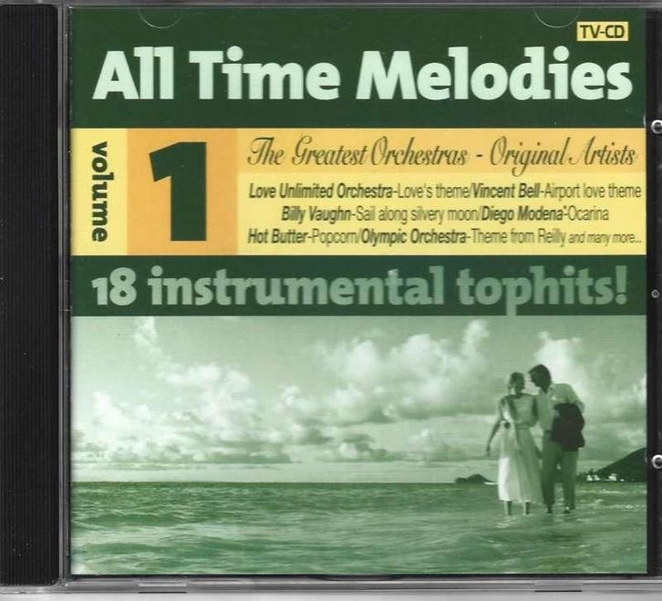 CD All Time Melodies vol 1 18 Instrumental tophits, Cd's en Dvd's, Cd's | Instrumentaal, Zo goed als nieuw, Ophalen of Verzenden