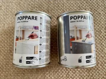 Houtverf wit en grijs nieuw beschikbaar voor biedingen