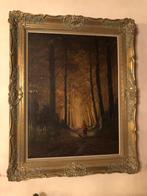 Schilderij jachttafereel, Ophalen