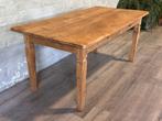Antieke Franse boerentafel - 180 x 89 cm / 2 lades, Eikenhout, Zo goed als nieuw, Vijf personen of meer, 150 tot 200 cm