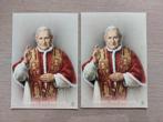2 niet beschreven postkaarten Paus Joh. XXIII, Verzamelen, Verzenden