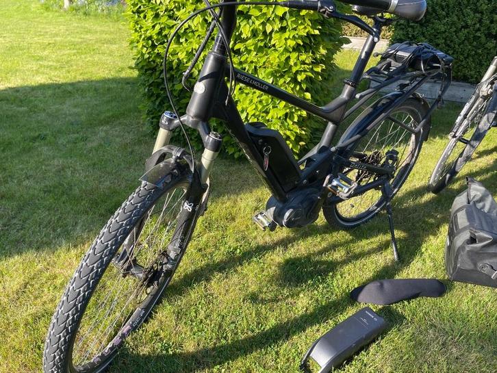Riese & Müller Delite 25 km/u max, Fietsen en Brommers, Elektrische fietsen, Gebruikt, Riese & Müller, 47 tot 51 cm, 50 km per accu of meer