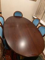 Kerselaar tafel met 6 bijpassende stoelen, Comme neuf, Enlèvement ou Envoi