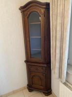 Hoekkast in massieve eik, Huis en Inrichting, Kasten | Vitrinekasten, Ophalen, 200 cm of meer, Eikenhout, 50 tot 100 cm