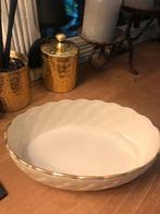 Petit plat en porcelaine deco panier treillis tressé Lenox U, Enlèvement ou Envoi