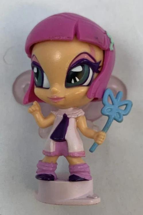 Winx Club figuur Lockette Pixie Bloom Mattel 2005 vintage, Verzamelen, Poppen, Zo goed als nieuw, Verzenden