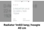 Radiateur de chauffage New 1m60 de large et 40cm de haut, Enlèvement ou Envoi