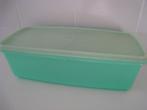 Vintage Tupperware 784-8 cakedoos, vershoudbak, met druiprek, Huis en Inrichting, Keuken | Tupperware, Ophalen of Verzenden, Groen