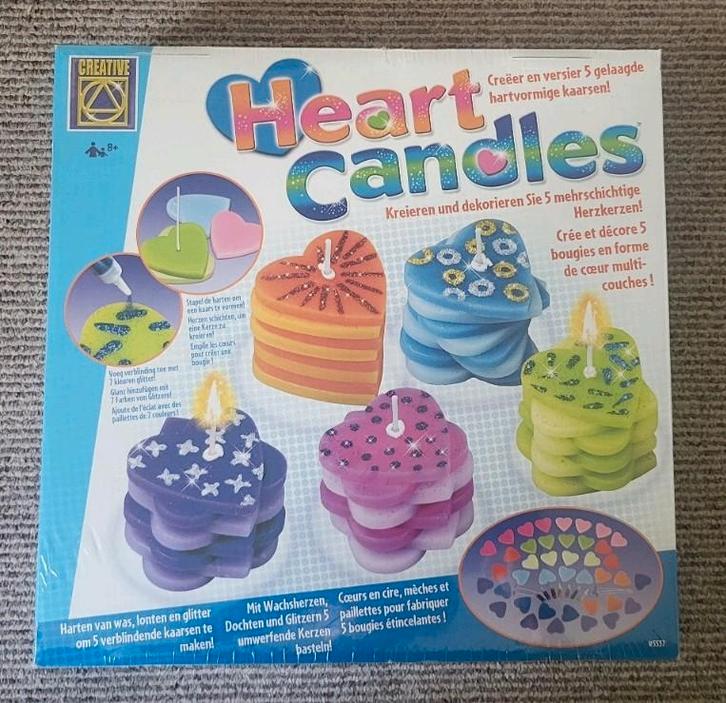Heart Candles - in verpakking, Hobby en Vrije tijd, Knutselen, Nieuw, Ophalen of Verzenden