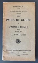 Les pages de gloire de l’armée belge. A Dixmude (1915), Ophalen, Zo goed als nieuw, Voor 1940, Overige onderwerpen