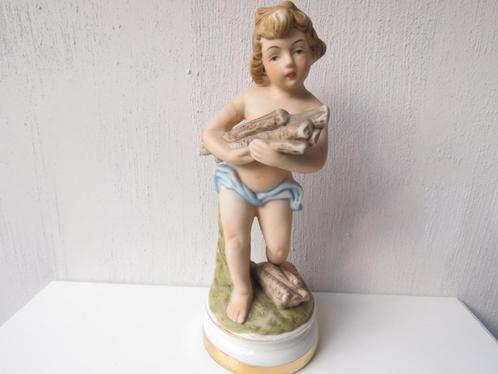 Angelot vintage en biscuit de porcelaine 1950, Antiquités & Art, Antiquités | Porcelaine, Enlèvement ou Envoi