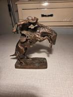 Frederic Remington : The Broncho Buster, Ophalen of Verzenden, Brons