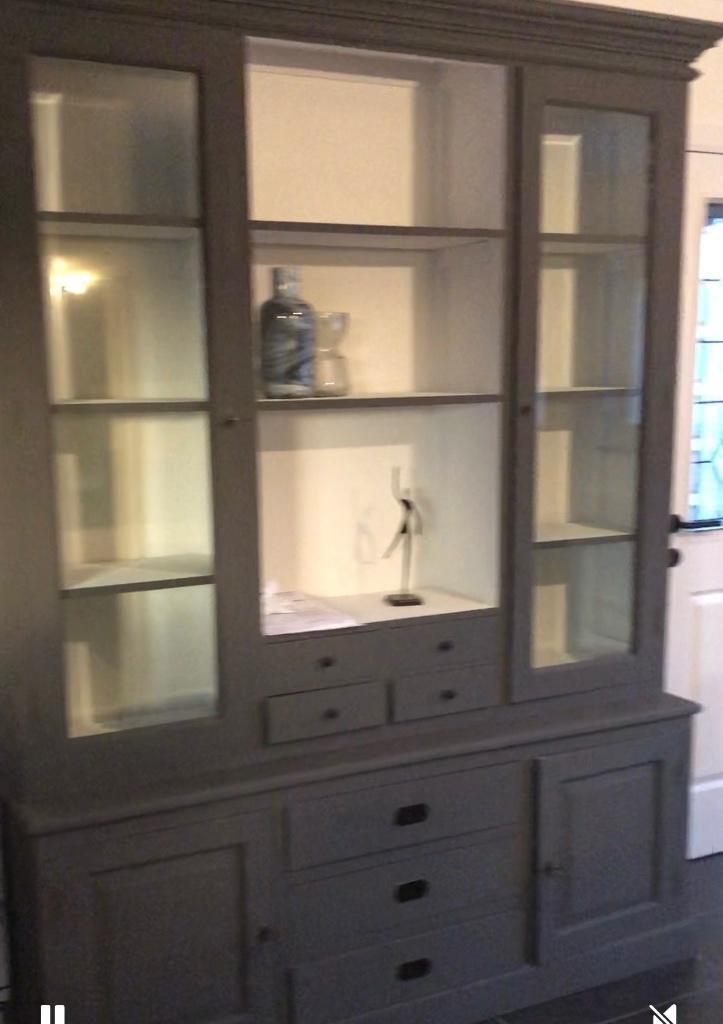 Opgemaakte Teak buffetkast, Huis en Inrichting, Kasten | Buffetkasten, Gebruikt, 150 tot 200 cm, 200 cm of meer, 25 tot 50 cm