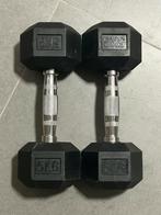 Fitness gewichten 2x5kg, Sport en Fitness, Fitnessmaterialen, Ophalen, Zo goed als nieuw