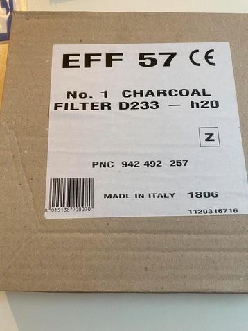Koolstoffilter EFF 57 voor dampkap