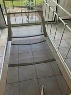Wit metalen Ikea bed Tromsnes, Ophalen, Gebruikt, 90 cm, Eenpersoons