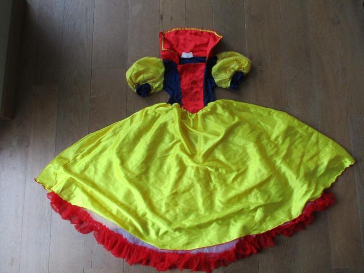 Kostuum sneeuwwitje disney carnavalkleedje, Kinderen en Baby's, Carnavalskleding en Verkleedspullen, Gebruikt, Meisje, 122 t/m 128