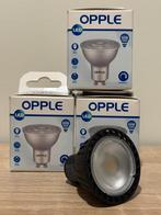 Spot de LED Lucide (x3) GU10 5W 3000K, Neuf, Spot encastrable ou Spot mural, Enlèvement, LED