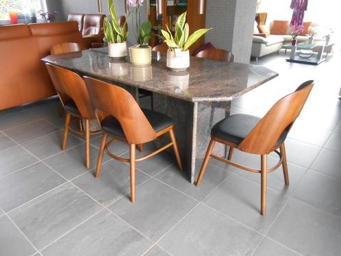 6 design stoelen (retro stijl), Huis en Inrichting, Stoelen, Ophalen