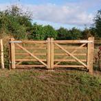 eiken poorten, Tuin en Terras, Ophalen, Zo goed als nieuw, Hout