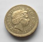 munt Engeland - Elizabeth II - één pond 2005, Ophalen of Verzenden, Losse munt, Overige landen