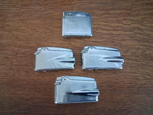 4 aanstekers briquets Ronson Rowenta, Verzamelen, Rookartikelen, Aanstekers en Luciferdoosjes, Gebruikt, Aansteker, Ophalen of Verzenden