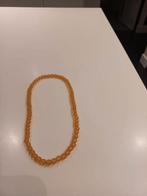 Oranje kralenketting kinderen, Handtassen en Accessoires, Kettingen, Ophalen of Verzenden, Zo goed als nieuw, Oranje