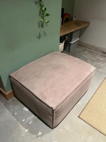 Voetenbank Kave Home Blok - Roze Corduroy beschikbaar voor biedingen