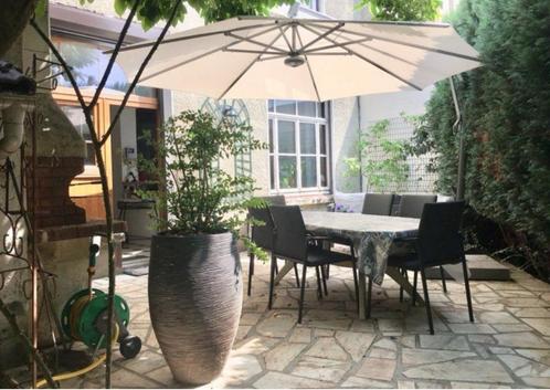 Grand parasol déporté Glatz, Tuin en Terras, Parasols, Zo goed als nieuw, Stokparasol, 3 tot 4 meter, Ophalen