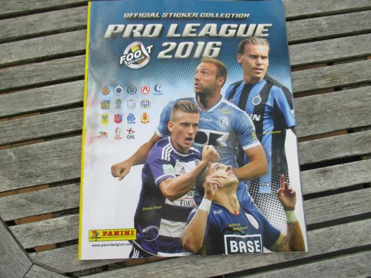 PANINIalbum Pro League 2016, Hobby en Vrije tijd, Stickers en Plaatjes, Zo goed als nieuw, Stickers en Plaatjes, Ophalen of Verzenden