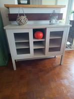 Grijze commode met 2 deuren, Huis en Inrichting, Ophalen, Gebruikt